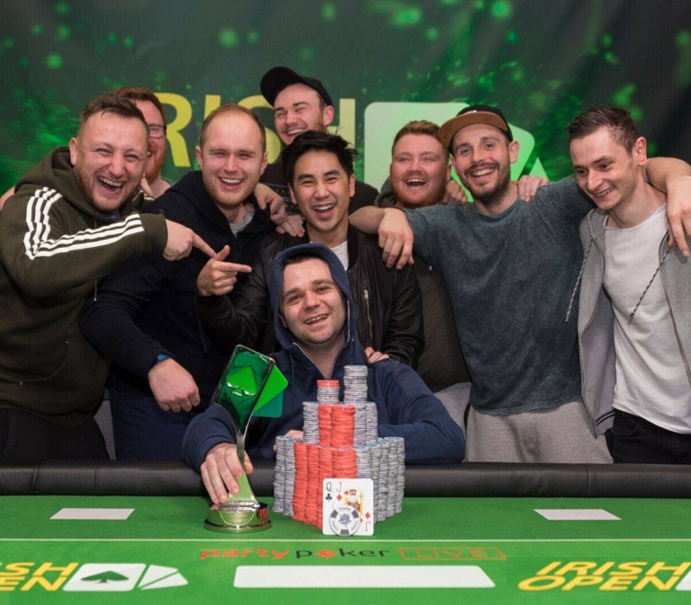 Ryan Mandara Wins 2018 Irish Poker Open ME